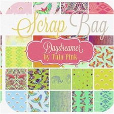 Cotton Fabric Scrap Bag for Quilting Projects