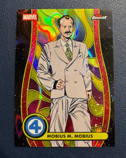 2026 Topps Finest Fantastic 4 Mobius M.Mobius 1960s Blacklight Common #37/50
