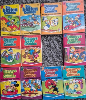 Lustiges Taschenbuch LTB Konvolut Disneys beste Comics | 80er | Bände 1 6 & 8 12