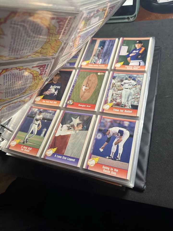 1991 Pacific Nolan Ryan Texas Express Series I 3-4 Complete Sets IN BINDER HOF - Image 2 of 4