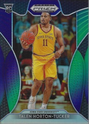 2019-20 Panini Prizm Draft Prizms Purple Green 47 Talen Horton-Tucker/199 BSK