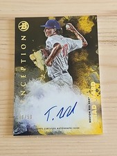 2021 Bowman Inception Thad Ward Gold Foil Prospect Auto Autograph #30/50 Red Sox