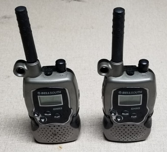 BELLSOUTH MODEL 2290 FRS GMRS TRANSCEIVER 2-WAY PORTABLE RADIOS