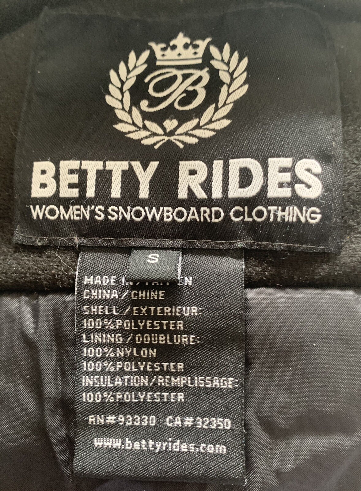 Betty Rides Women's Ski Snowboard Jacket Lt Gray Small eBay