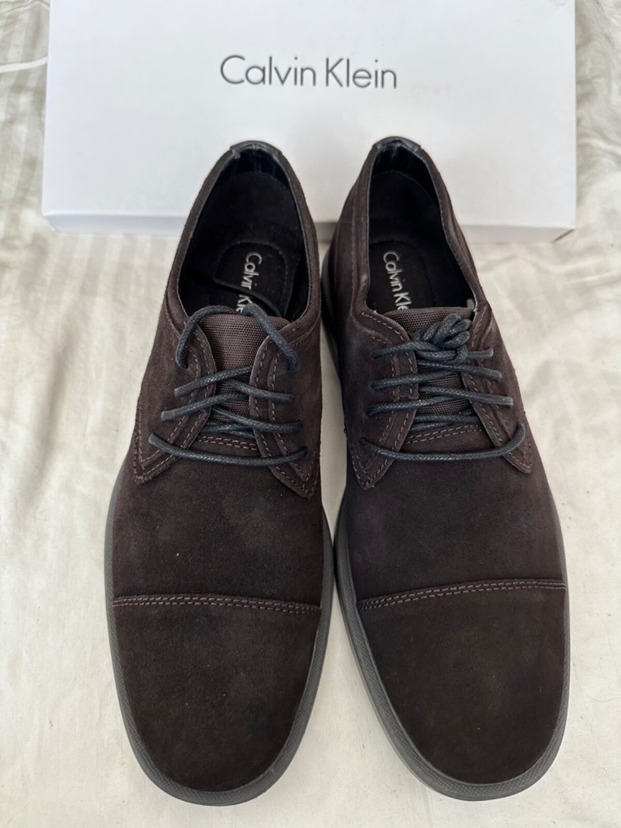 Calvin Klein Upton Men\'s Brown Suede Shoes 9.5 Calvin Klein Upton Men main image 2