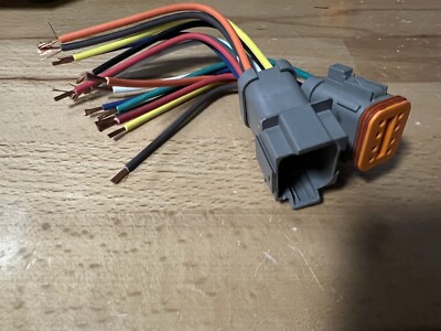 DTP Waterproof 10 AWG Assembled Deutsch 2 Pin Harness connector wire Pigtail