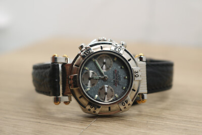 Krug-Baumen Adventurer Watch Women 32mm Silver Tone Day Date New Battery