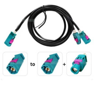 Y Type 1 to 2 splitter HSD LVDS Cable Z-Z Male To Female Screen Converter Wire
