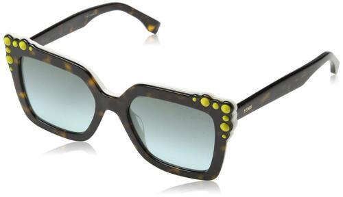 Fendi FF0241/S MUV AZURE Women Square Sunglasses Grey 