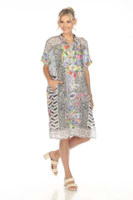 linen shirt dress The Linen Shirtdress in Beetle Green