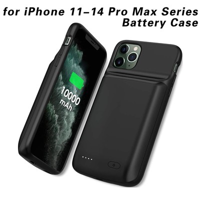 NEWDERY 10000mAh Battery Charger Case For iPhone 12 13 14 Pro Max Battery Pack