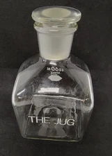 Kimax 1000ml "The Jug" Solution Jug Flask with Original Ground Glass Stopper