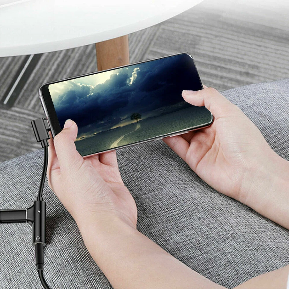 2in1 Type C to 3.5mm Charger Headphone AUX Audio Jack USB C Cable Adapter Charge - Image 2 of 4