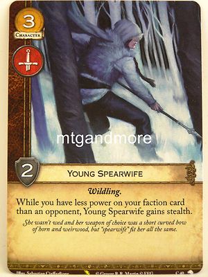A Game of Thrones 2.0 LCG - 1x #C040 Young Spearwife - Valyrian Draft Pack