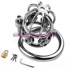 Classics Male Breathable Chastity Cage Peni Rings Men Stainless steel Device