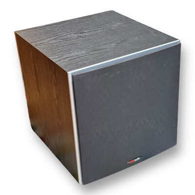 Polk Audio PSW10 110V BLK Powered Subwoofer Complete W/ Grill Clean Tested
