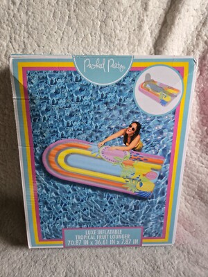 packed party Luxe Inflatable Tropical Fruit Lounger