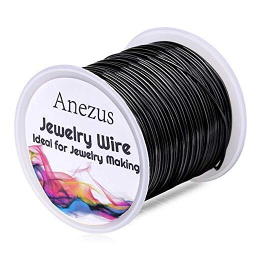 18 Gauge Jewelry Wire for Jewelry Making,  Craft Wire Tarnish Resistant Black