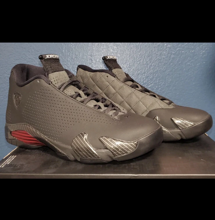 Nike Air Jordan 14 XIV Ferrari Black Size 10 BQ3685-001 No lid