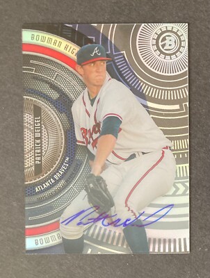 2017 BOWMAN HIGH TEK PATRICK WEIGEL AUTOGRAPHED CARD #BHT-PW - W121023C