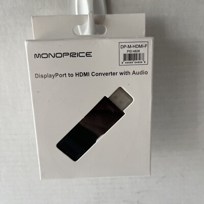 MONOPRICE DISPLAYPORT TO HDMI CONVERTER WITH AUDIO DP-M-HDMI-F