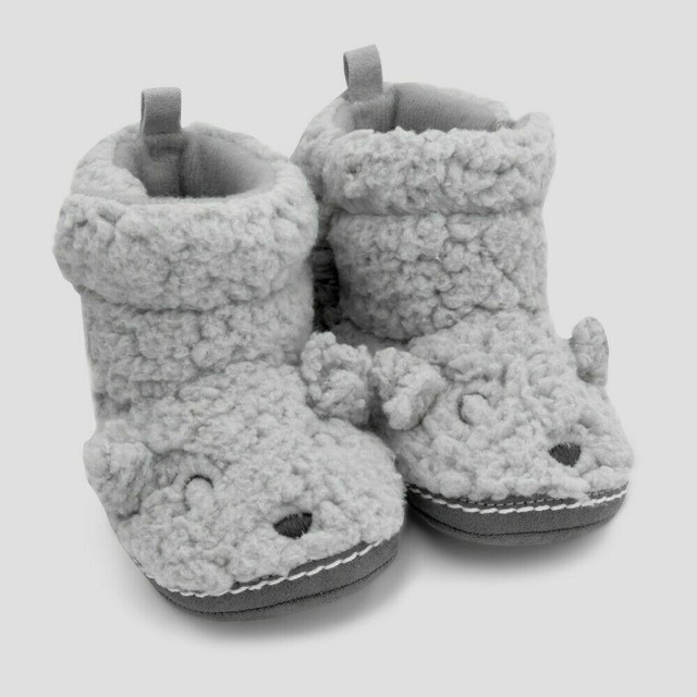 infant fuzzy slippers