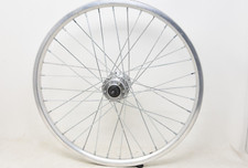 Folding Kids Bike 20 x 1.75 406-17 Disc Brake Front Wheel Silver Dual Wall Rim