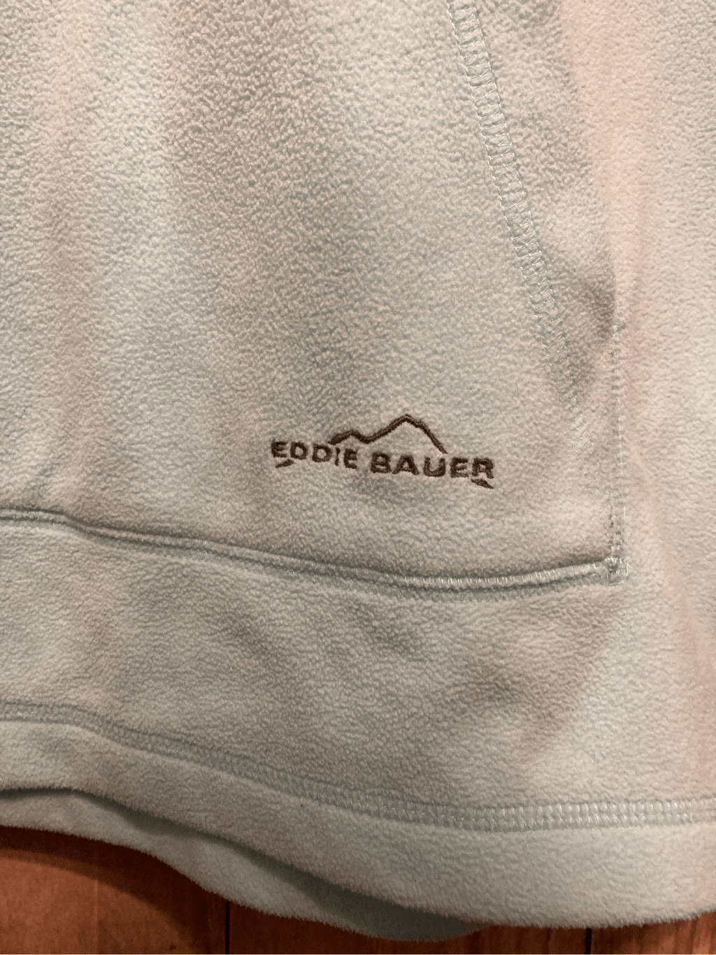 Eddie Bauer Large women’s sweater sweatshirt hoodie blue image 3