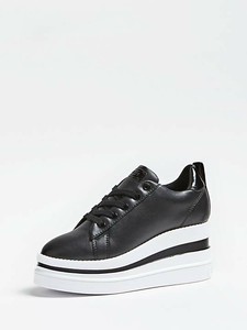 sneaker wedges guess