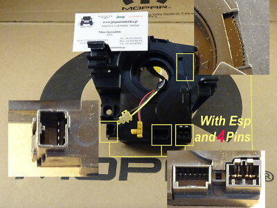 2008-2012 Jeep Liberty KK Steering Wheel Clockspring Mopar