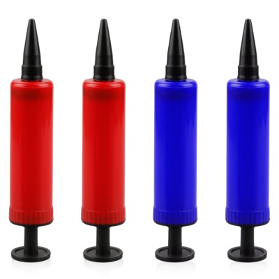 2PCS Balloon Hand Pump Manual Inflator for Latex Foil Balloons Yoga Balls