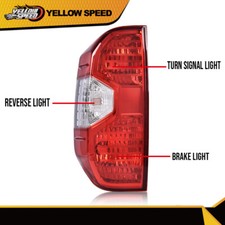 Estilo OEM Para Toyota Tundra 00-06 - Humo Rojo