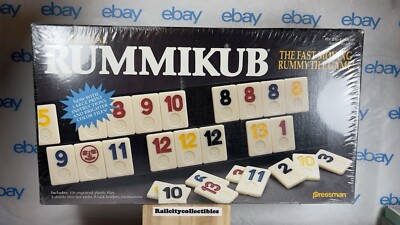 The Original Rummikub No. 400 Fast Tile Game Vintage 1990 Pressman New - Read!