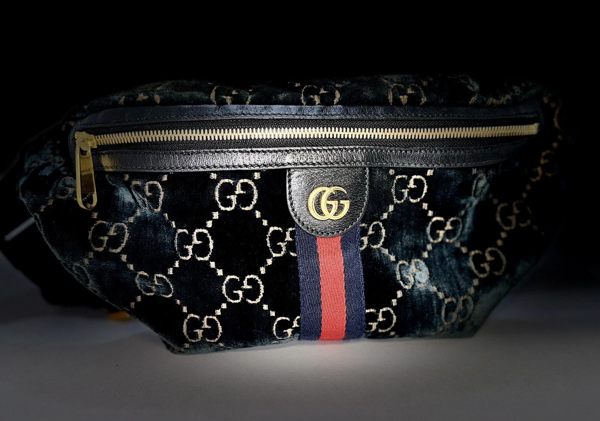 Gucci Belt Bag & Fanny Pack Velvet Exterior Bags & Handbags for