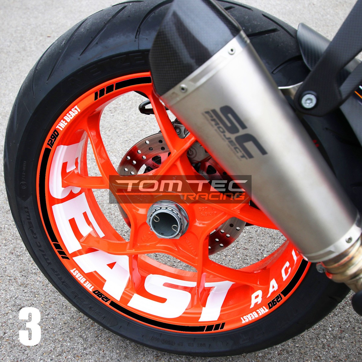Sticker Rim Sticker KTM Superduke 1290 R Sdr Gt Wheel Rim Stickers