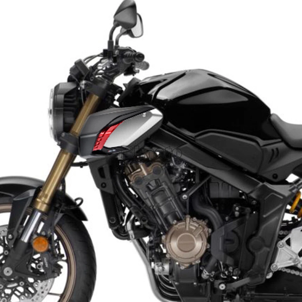 For 2019-2023 Honda CB650R Front Fairing Winglets Fin Trim Side Wing Cover — 第 4/4 张图片