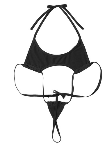 Women Lingerie One Piece Bikini Swimwear Mini Thong Slingshot Bodysuit Nightwear - Picture 9 of 118