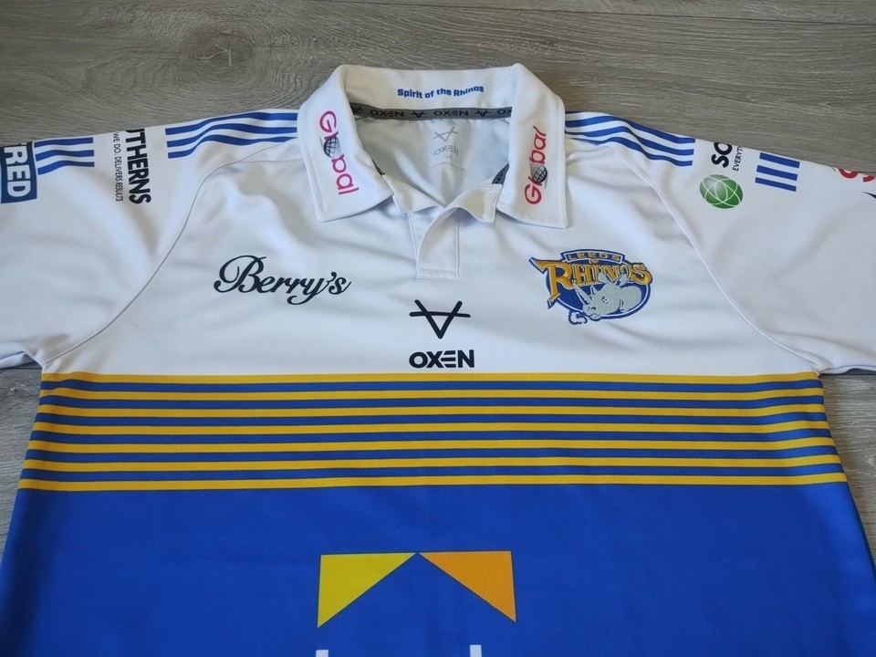 Leeds Rhinos Rugby Super League Home Shirt 2021 Oxen Medium M Jersey