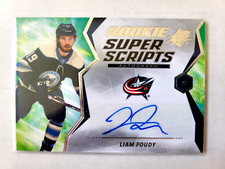 2020-21 Upper Deck SPX Liam Foudy Rookie Super Scripts Auto RC #RS-LF