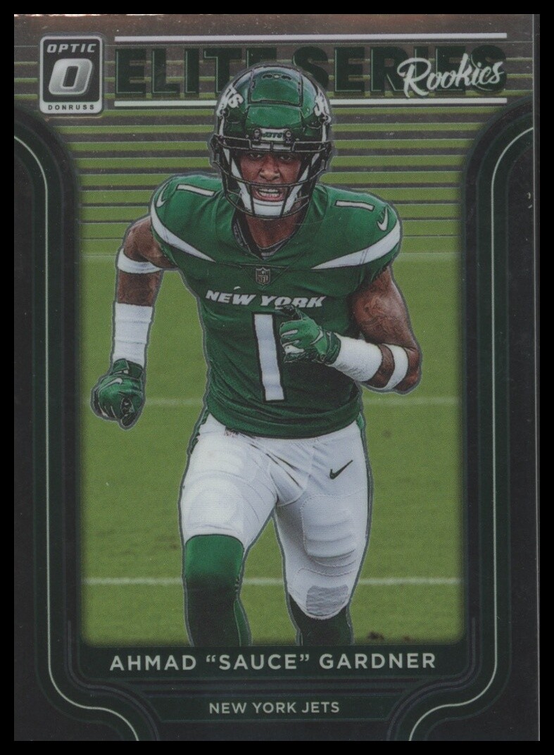 2022 Donruss Elite Series Rookies #ESR-24 Ahmad "Sauce" Gardner New York Jets