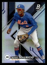 2019 Bowman Platinum #TOP-57 Ronny Mauricio Top Prospects card