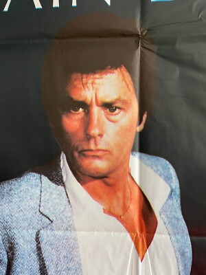 Alain Delon, Vintage XL Movie poster. FREE INT.Shipping | eBay