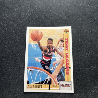 1991-92 Upper Deck Cliff Robinson #220 Portland Trail Blazers