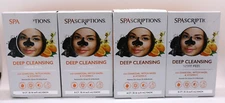 4X SPAScriptions Deep Cleansing Nose Peel Charcoal, Witch Hazel &Vitamin C 8ct