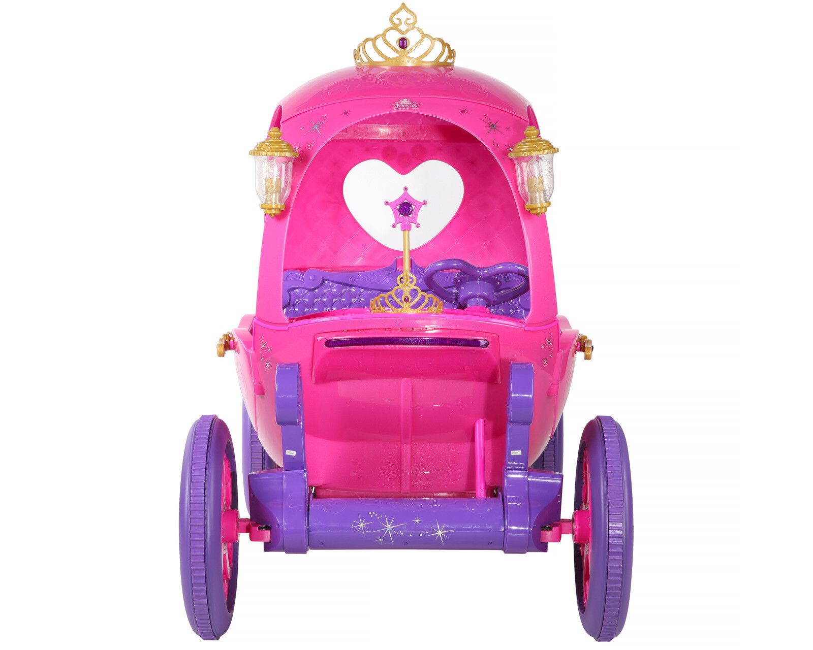 24 volt rechargeable disney princess pink carriage