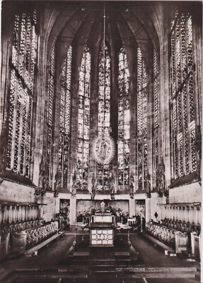 Alte Postkarte - Chorhalle des Aachener Doms