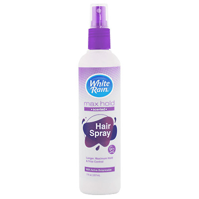White Rain Max Hold Hair Spray Scented w/ Active Botanicals, 7 oz.