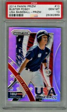 2014 Panini Prizm Buster Posey USA Baseball Prizm PSA 10