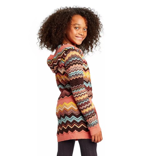 Target Girls Knit Hoodie Sweater Jacket 