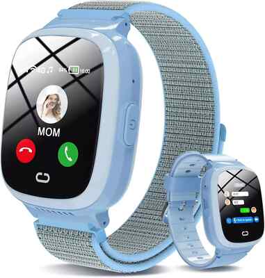 4G Smartwatch Kinder Mit GPS und Telefon Kinder Uhr Mit Wifi SOS HD Videoanruf
